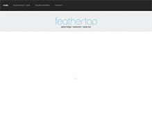 Tablet Screenshot of feathertoplodge.com.au